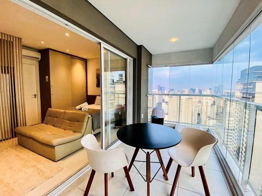 Unique 22º Estudio C/ Vista Incrivel Em Sp Vaga E Wifi 상파울루 외부 사진